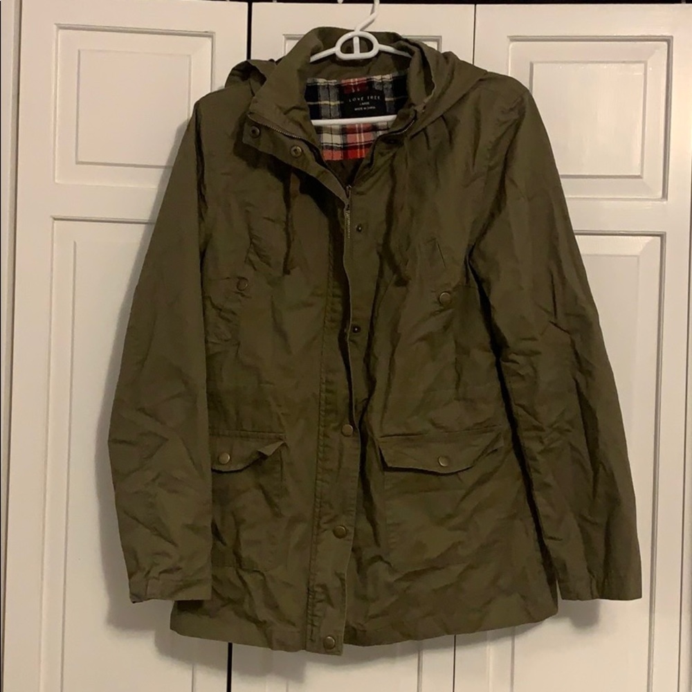 Women’s Olive Utility Coat